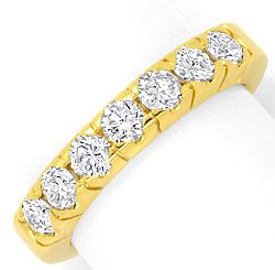 Foto 1 - Brillant Halbmemory Ring Diamanten-Ring Gelbgold 0,95ct, R1775